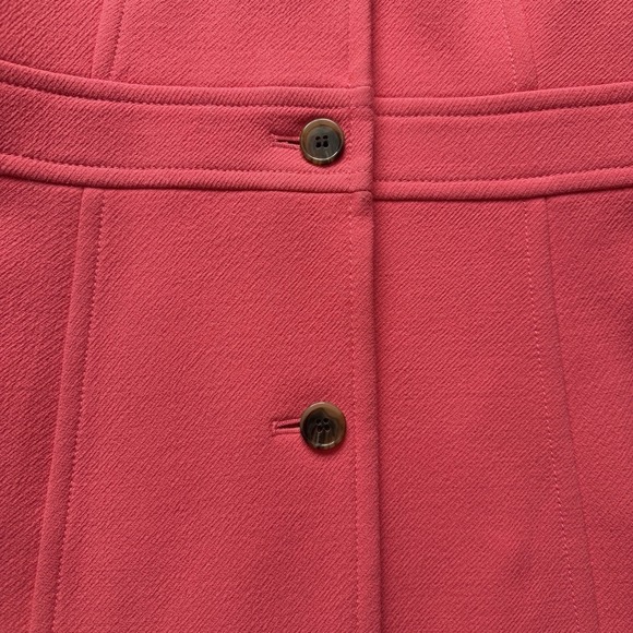 J.Crew Lady Day Coat Double Italian Cloth Wool Womens Size 4 Pink - Picture 6 of 16